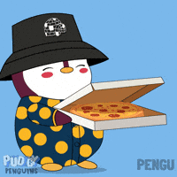 Hungry Lets Eat GIF by Pudgy Penguins