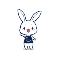 Rabbit Bg Sticker by BEAUTY GARAGE
