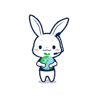 うさぎ Sticker by BEAUTY GARAGE