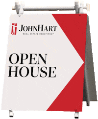 JohnHartRE real estate realtor just listed open house Sticker