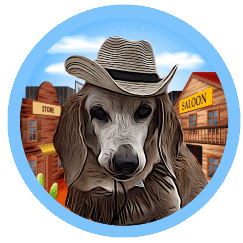 Cowboy Beagle Sticker by Pimp Yo Pets
