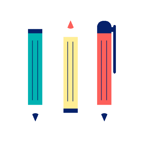 Text Writing Sticker by Post mit Herz