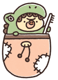 Sad Dinosaur Sticker