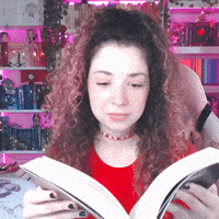 NathyTaLendo streamer livro tchau ler GIF