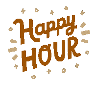 Happy Hour Work Sticker by Courtney Ahn Design