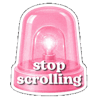 Stop Look At This Sticker by NZ Collab