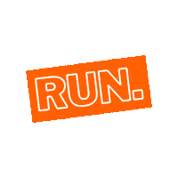 Run Running Sticker by VirtueelNL