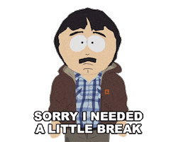 Mental Health Break Sticker by South Park