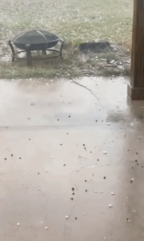 Severe Storms Bring Hail to Texas