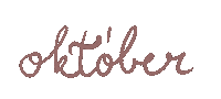 Oktober Sticker