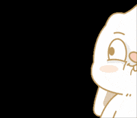 Bunny 尷尬 GIF by EVANS艾特兔