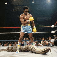 Muhammad Ali Knockout GIF by Jukebox Saints