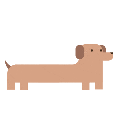 Sausage Dog Sticker by petall