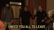 go home leave GIF by People of Earth TBS