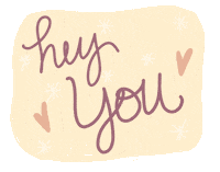 Hey You Hearts Sticker