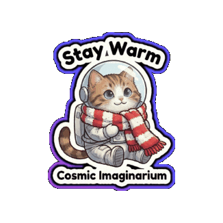 Stay Warm Winter Season Sticker