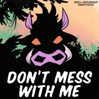 Serious Back Off GIF by VeeFriends