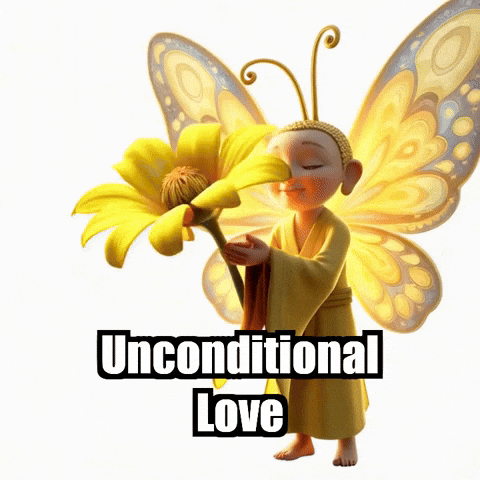 Unconditional Love Wisdom GIF by BuddhaFlyJourney
