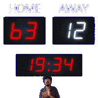 12 Away Sticker