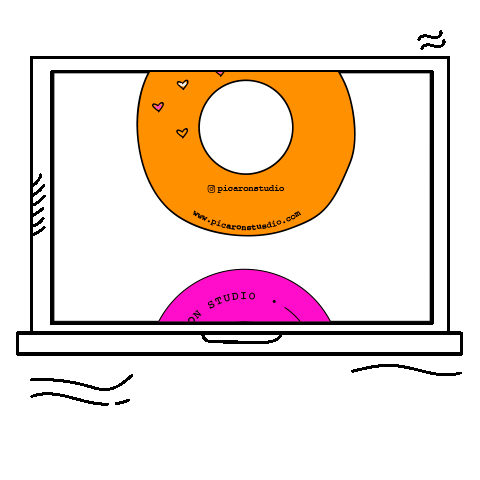 Picaronstudio giphyupload fun branding webdesign Sticker