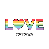 Rainbow Love Sticker by The Corcoran Group