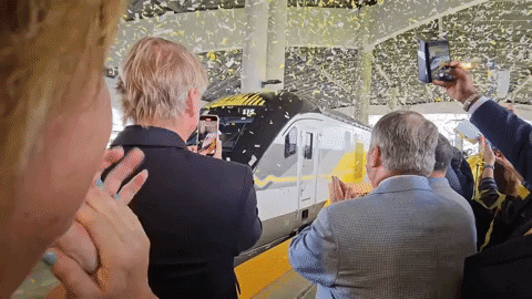 Arriving High Speed Train GIF by City of Orlando