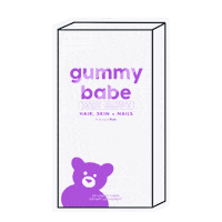 Gummy Bear Biotin Sticker by Babe Formula