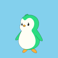 Penguin Glow GIF by Abster