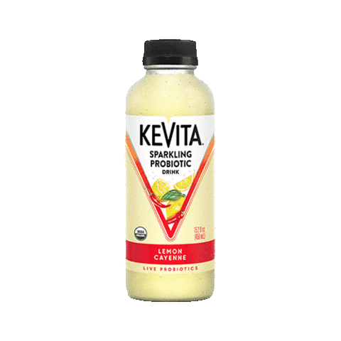Lemon Kombucha Sticker by KeVita Drinks