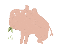 Eating Sticker