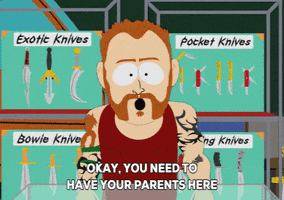 salesman knifes GIF by South Park 