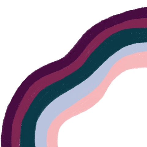 daviesanddixon giphyupload rainbow colors squiggle Sticker
