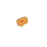 Heart Rain Sticker