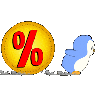 Money Penguin Sticker by Pudgy Penguins