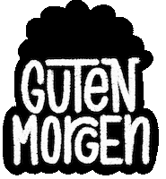 Morning Guten Morgen Sticker by letterbube