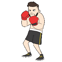 mma punch Sticker by Andy Mineo