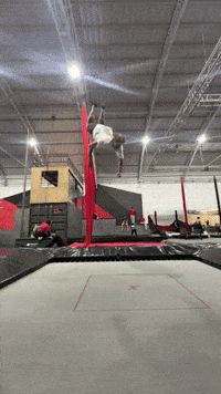 oraneflorinda fails trampoline loulou GIF