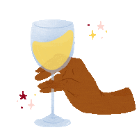 White Wine Cheers Sticker by Kendall-Jackson