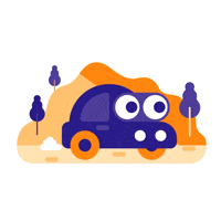 Car Vector GIF by adambanaszek
