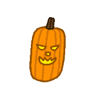 Pumpkin Patch Halloween Sticker by Lizzy Itzkowitz
