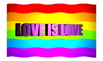 Love Is Love Rainbow Sticker by Atlantic Records