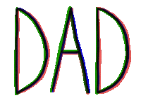 Dad Father Sticker by rhonturn