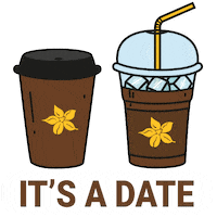 iced coffee date Sticker by Coffee Island Cyprus