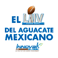 innovakglobal super bowl avocado superbowl guacamole Sticker