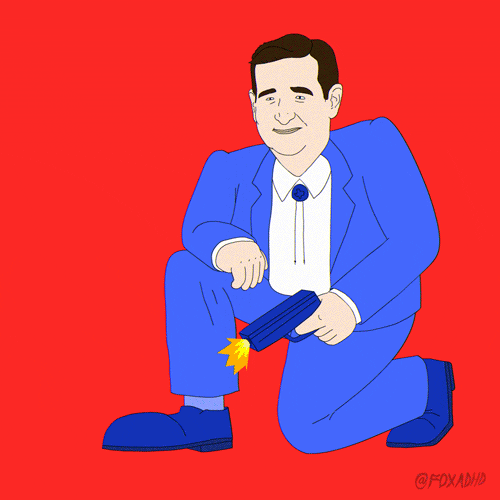 Ted Cruz Artists On Tumblr GIF by gifnews
