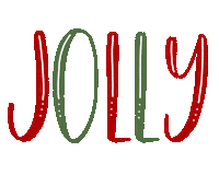 JordynAlisonDesigns christmas winter lettering happy holidays Sticker