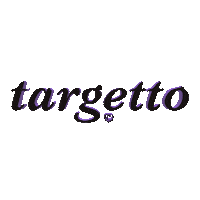 targetto fashion logo 3d purple Sticker