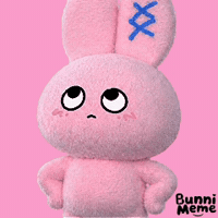 Bunny Whatever GIF by POPJOYID
