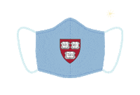 Face Mask Sticker by Harvard University