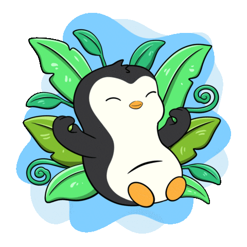 Happy Mood Sticker by Pudgy Penguins